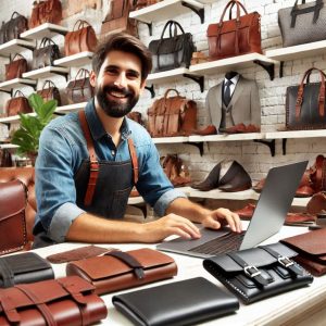 طراحی سایت لوازم چرمی