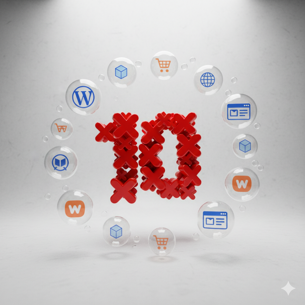 10 اشتباه رایج در انتخاب شرکت طراحی سایت در شیراز